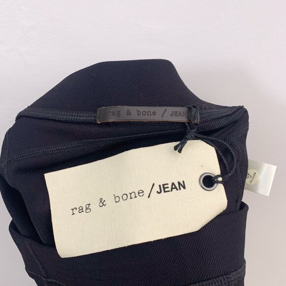 Rag & Bone Black Chevron Leggings Size Large - Picture 3 of 8